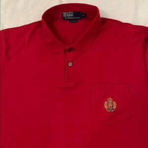 Polo by Ralph Lauren Men's Classic Red Polo Shirt